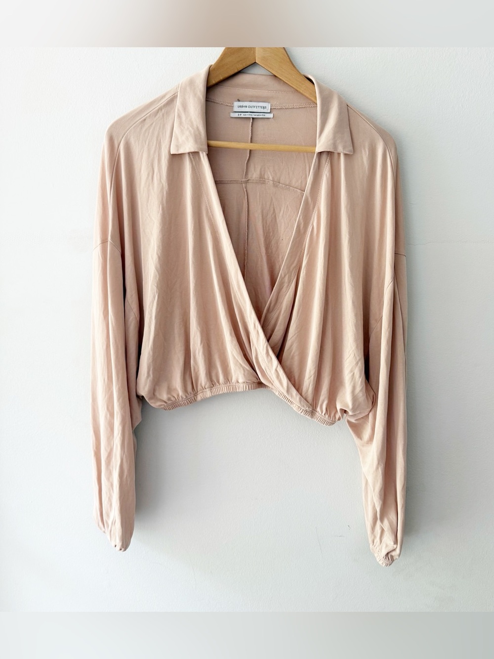 Urban Outfitters Women Oversized Crop Dolman‎ Top Small Comfy Stretch Minimalist